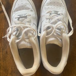 NIKE AIR FORCE 1s white barely used